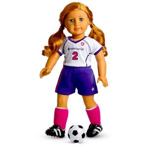 Rare American Girl Doll Soccer Uniform